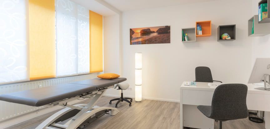 Behandlungs Zimmer in der Praxis für Ostheopathie in Siegen